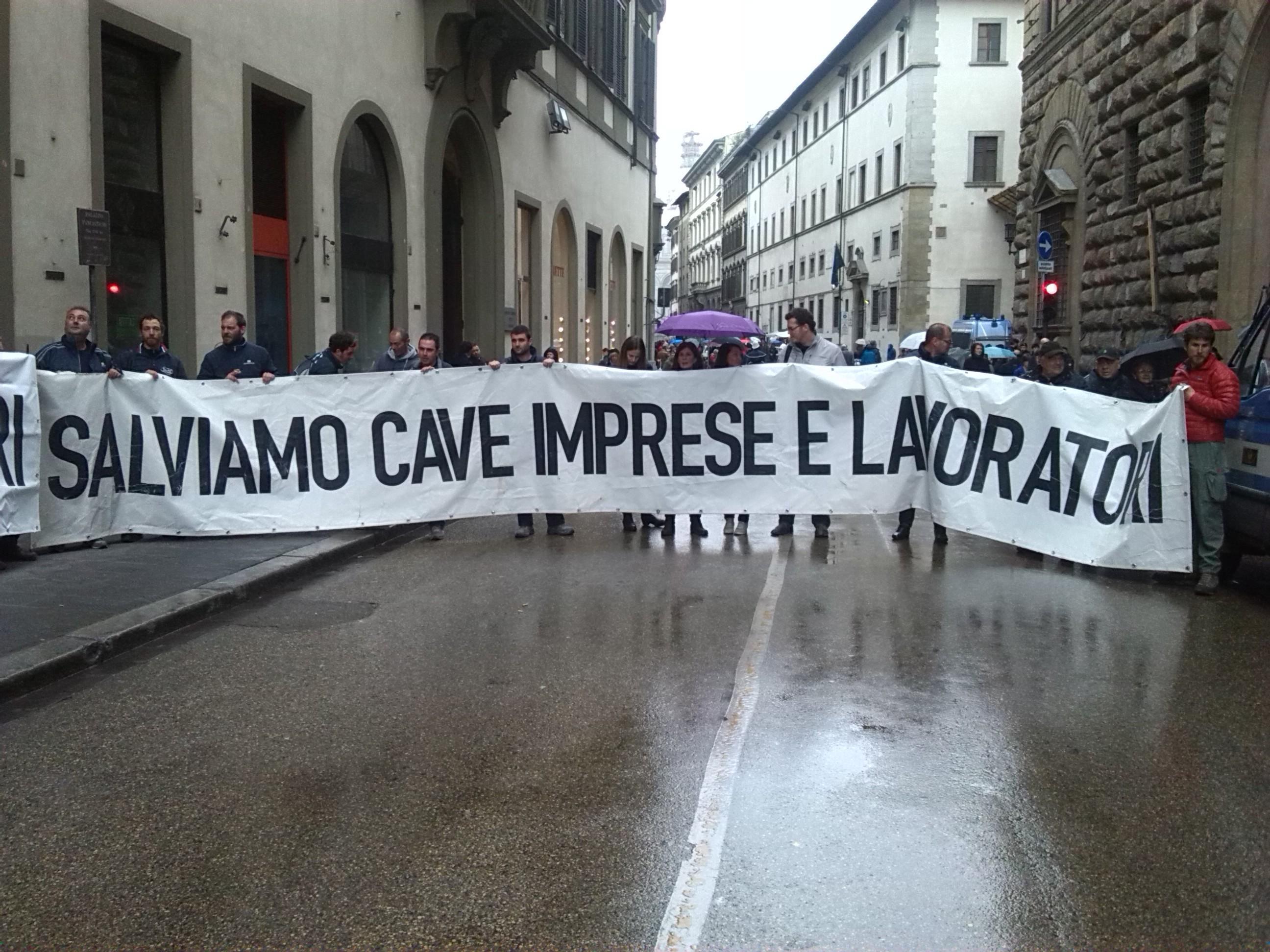 Piano del paesaggio, l'ultimo verdetto: protesta dei cavatori