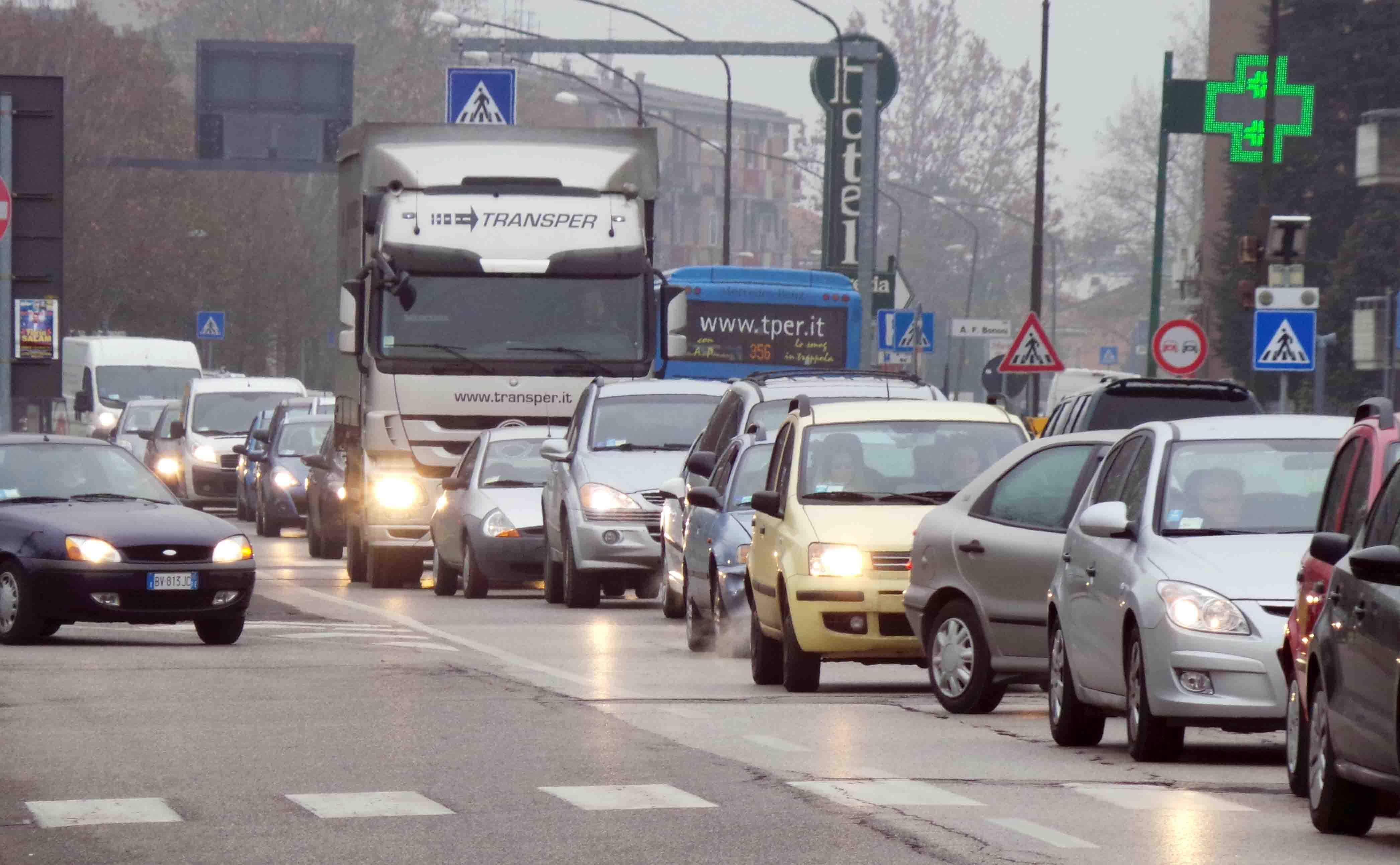 Traffico in tilt per incidenti