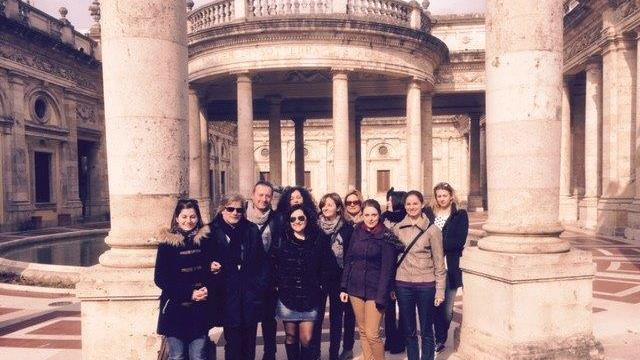 Operatori turistici francesi fotografati al Tettuccio