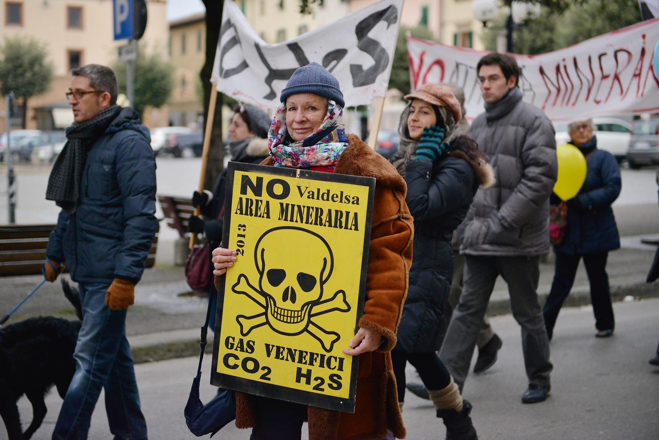 Una manifestazione contro il progetto San Paolo (foto d'archivio)