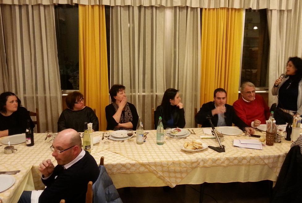 In 120 alla cena con il sindaco Angeli