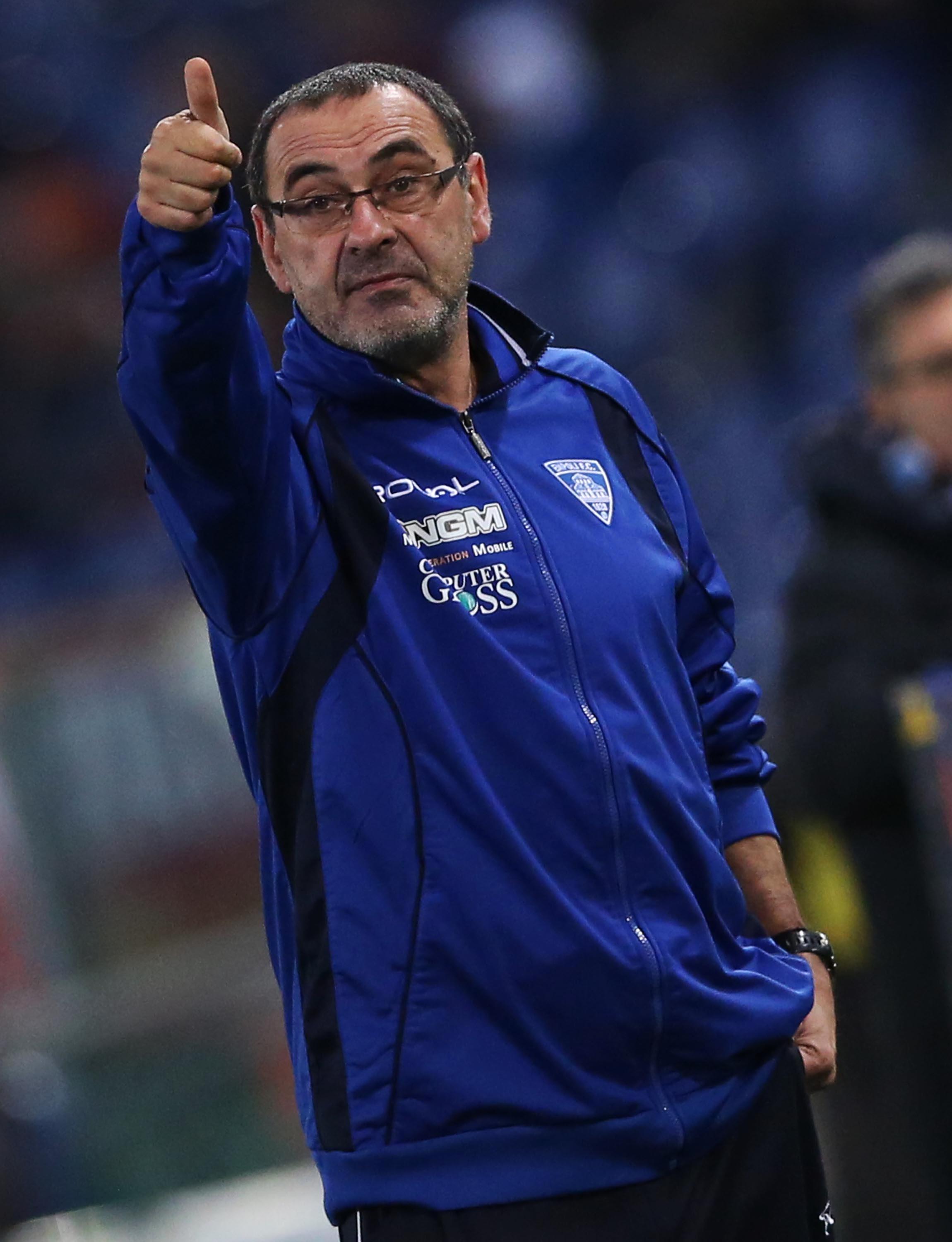 Maurizio Sarri, allenatore dell'Empoli