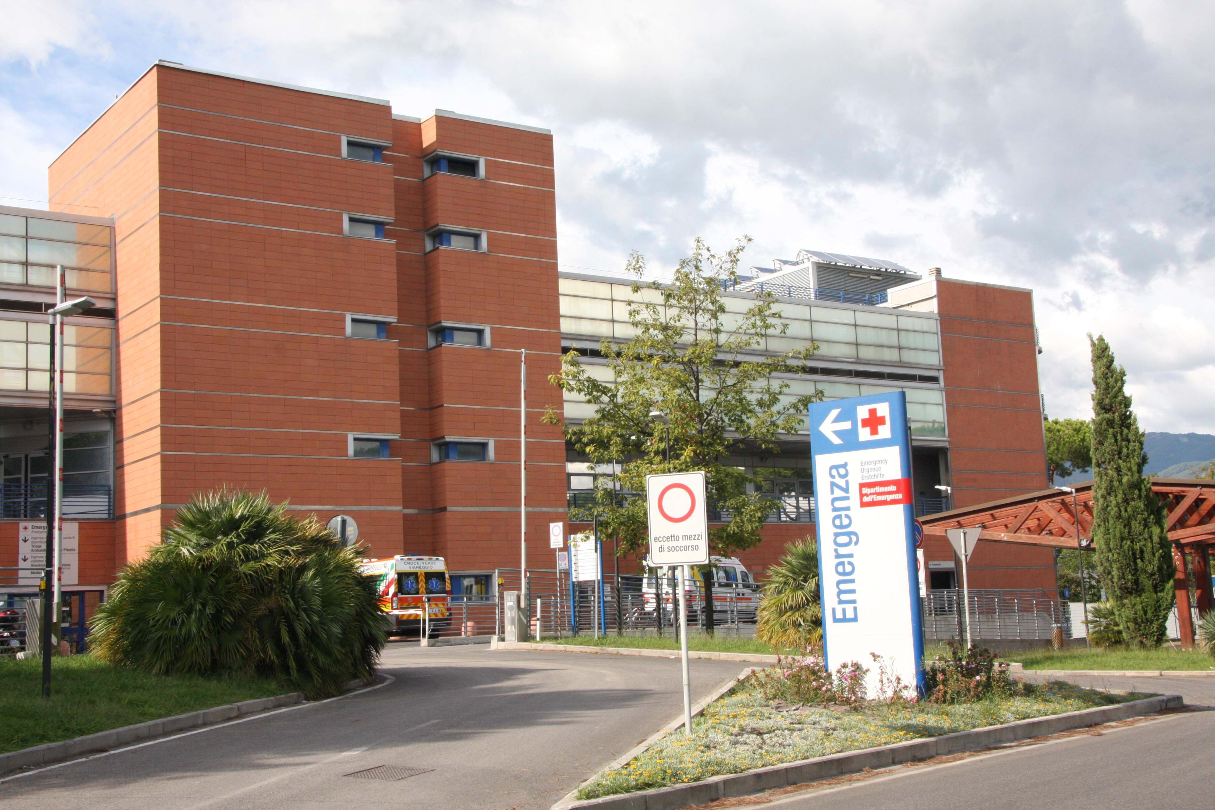 L'ospedale Versilia a Lido di Camaiore