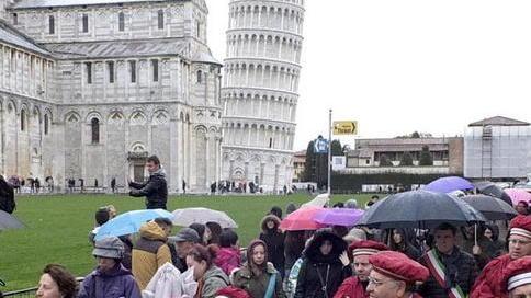 Il maltempo rovina il Capodanno pisano