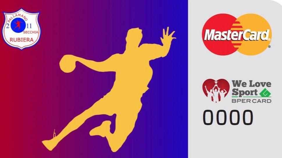 Carta prepagata per sostenere la squadra di pallamano