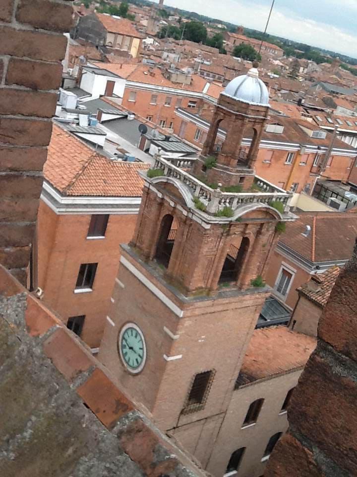 Ferrara in una veduta dall'alto