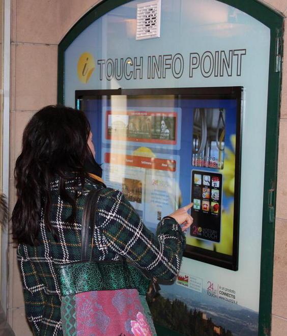 Quattro Infopoint, uno per ogni frazione 