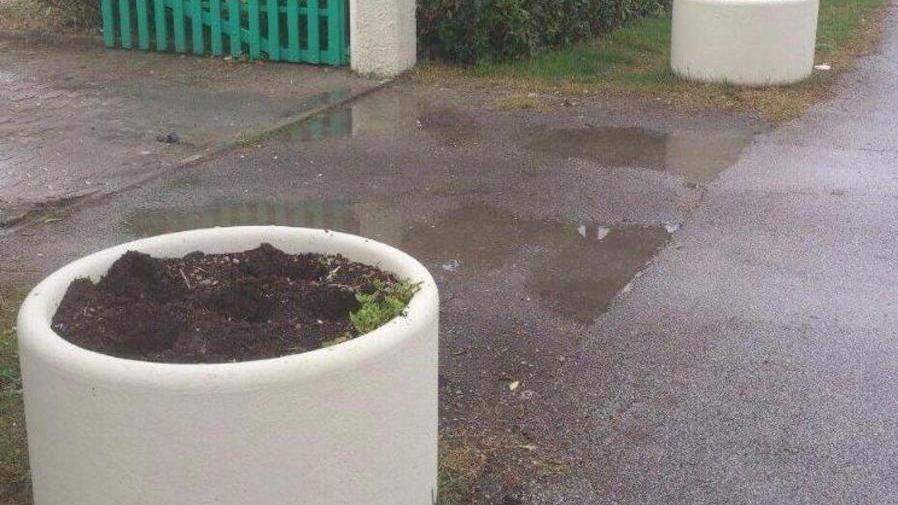 Razzìa di fioriere sul lungomare