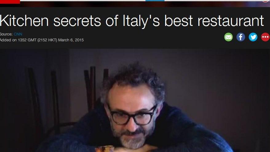 Massimo Bottura porta Modena sulla Cnn