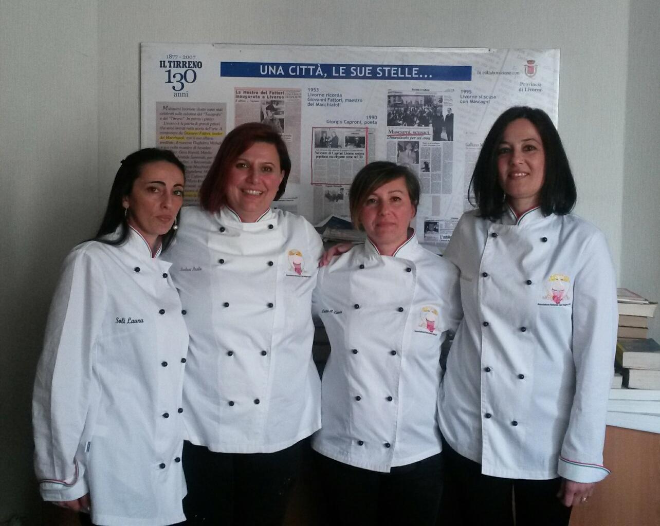 Le quattro "cake's ladies" sono Laura Soli, Paola Isolani, Cristina Bertini e la capogruppo Silvia Baldassari (foto Monteleone)
