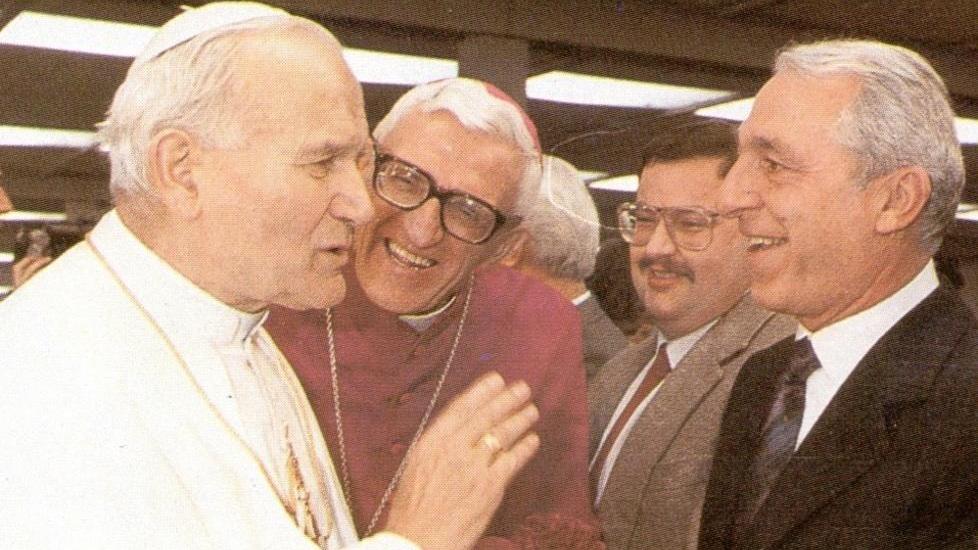 «Che emozione incontrare Papa Giovanni Paolo II»