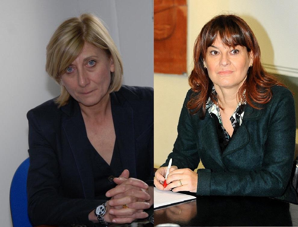 Da sinistra, Gloria Faragli (Confesercenti) e Carla Palmieri (Ascom Confcommercio)