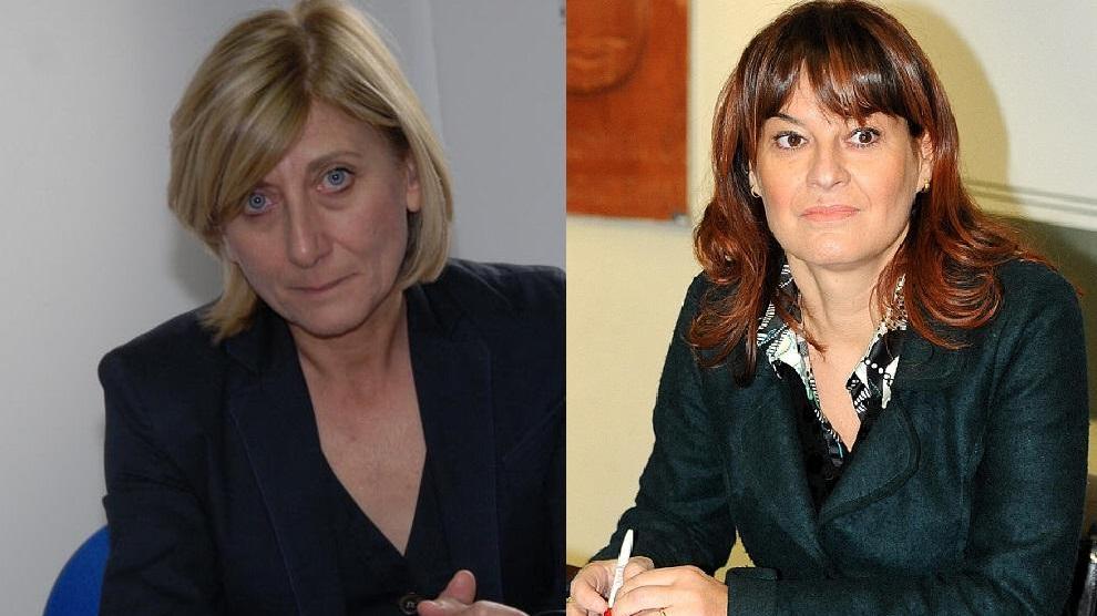 Da sinistra, Gloria Faragli (Confesercenti) e Carla Palmieri (Ascom Confcommercio)