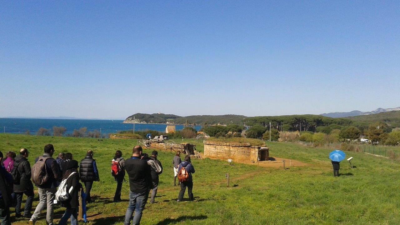 Immagini della prima visita sperimentale nel sito archeologico di San Cerbone