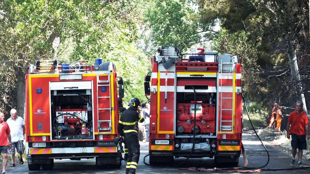 Mezzi dei vigili del fuoco