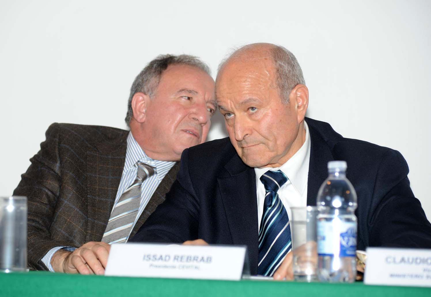 Farid Tidjani e Issad Rebrab, amministratore delegato e presidente di Cevital (foto Paolo Barlettani)