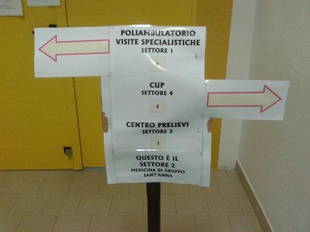 Nuovo centro prelievi e nuovo Cup ex Sant'Anna