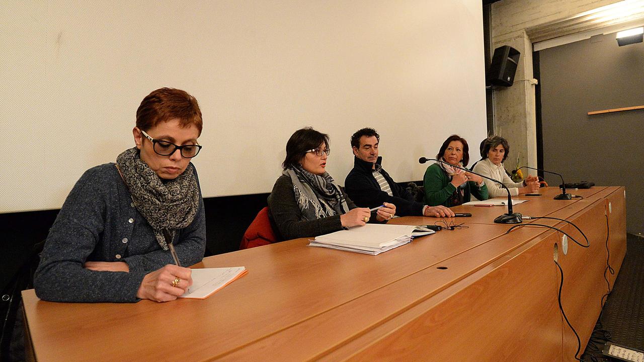 La riunione tra Comune e commercianti (foto Franco Silvi)
