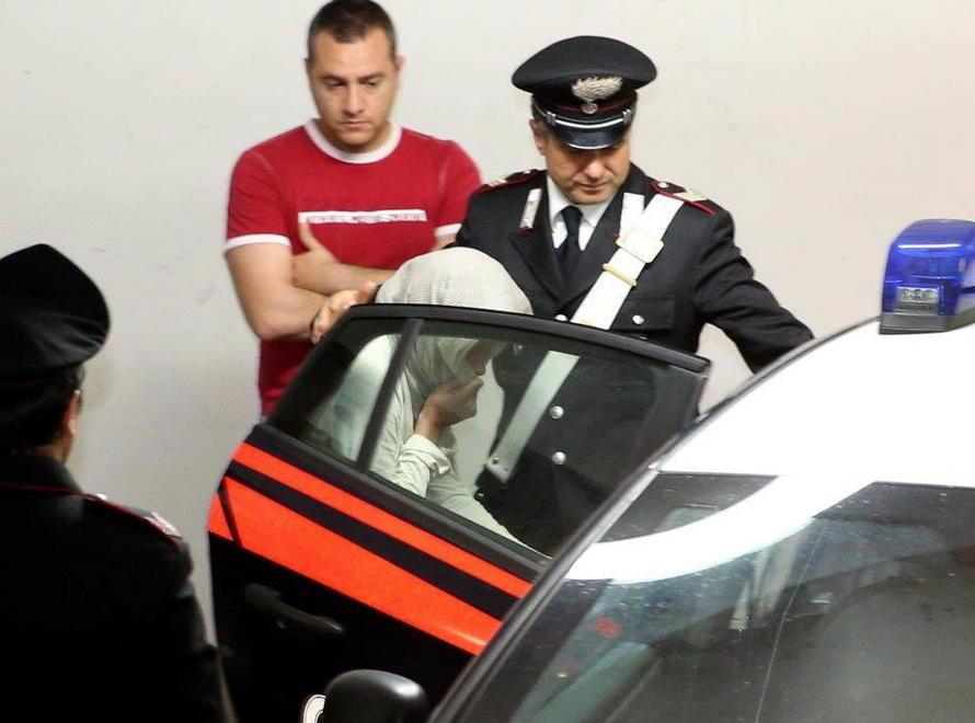 Serena Checchi la sera dell'arresto