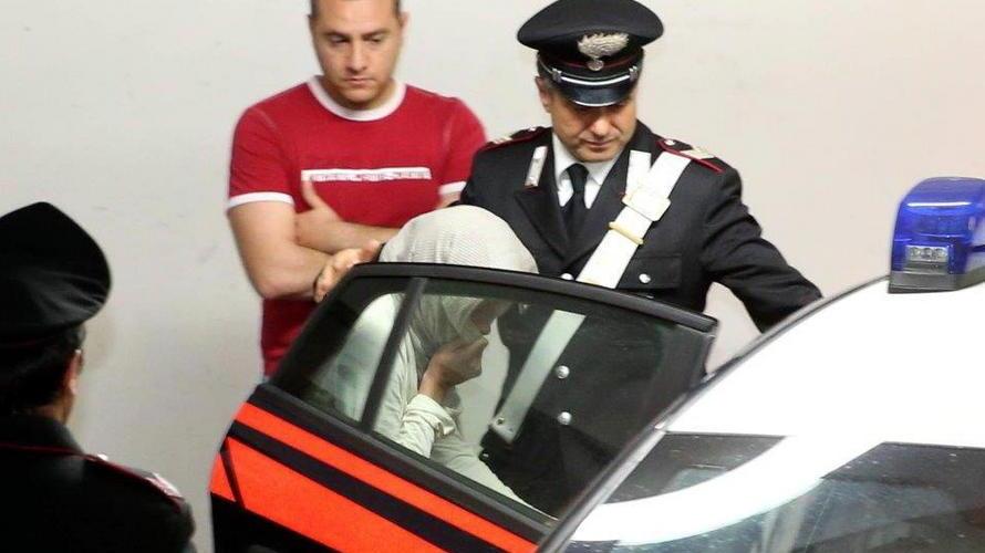 Serena Checchi la sera dell'arresto
