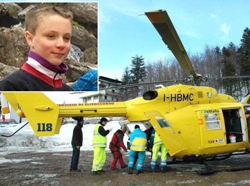 Oggi l’addio a Cosimo morto a soli 14 anni dopo la caduta in pista