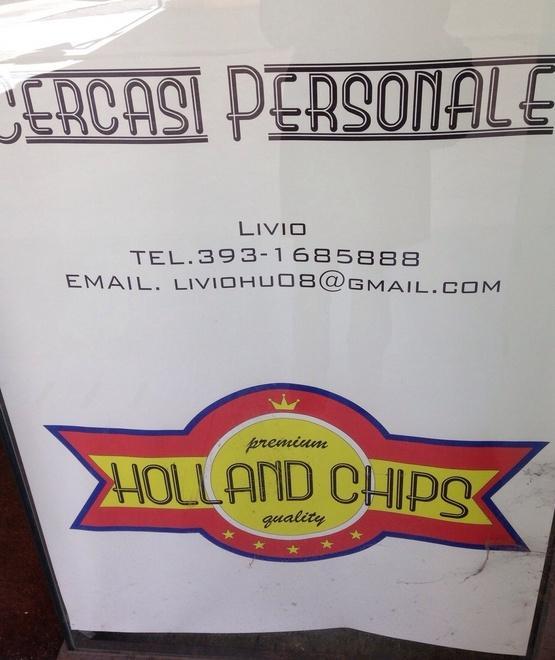 Holland Chips un fast food in via Emilia 