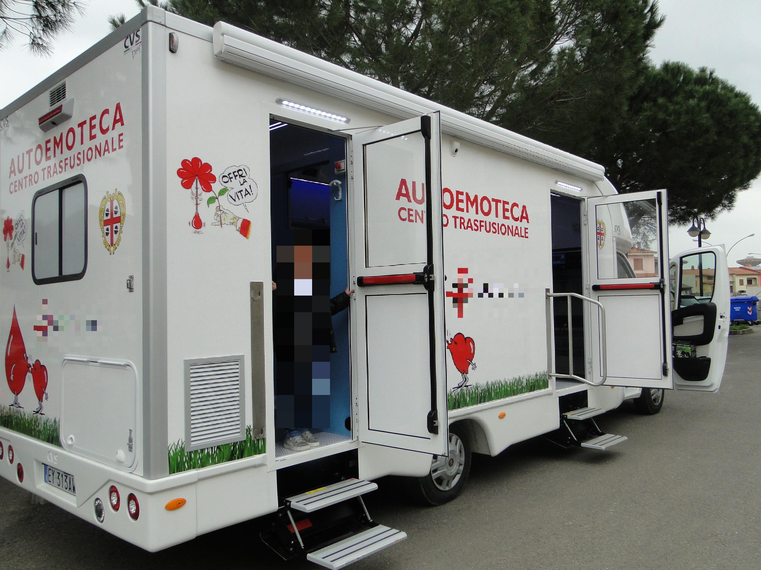 La nuova autoemoteca dell'Asl 6