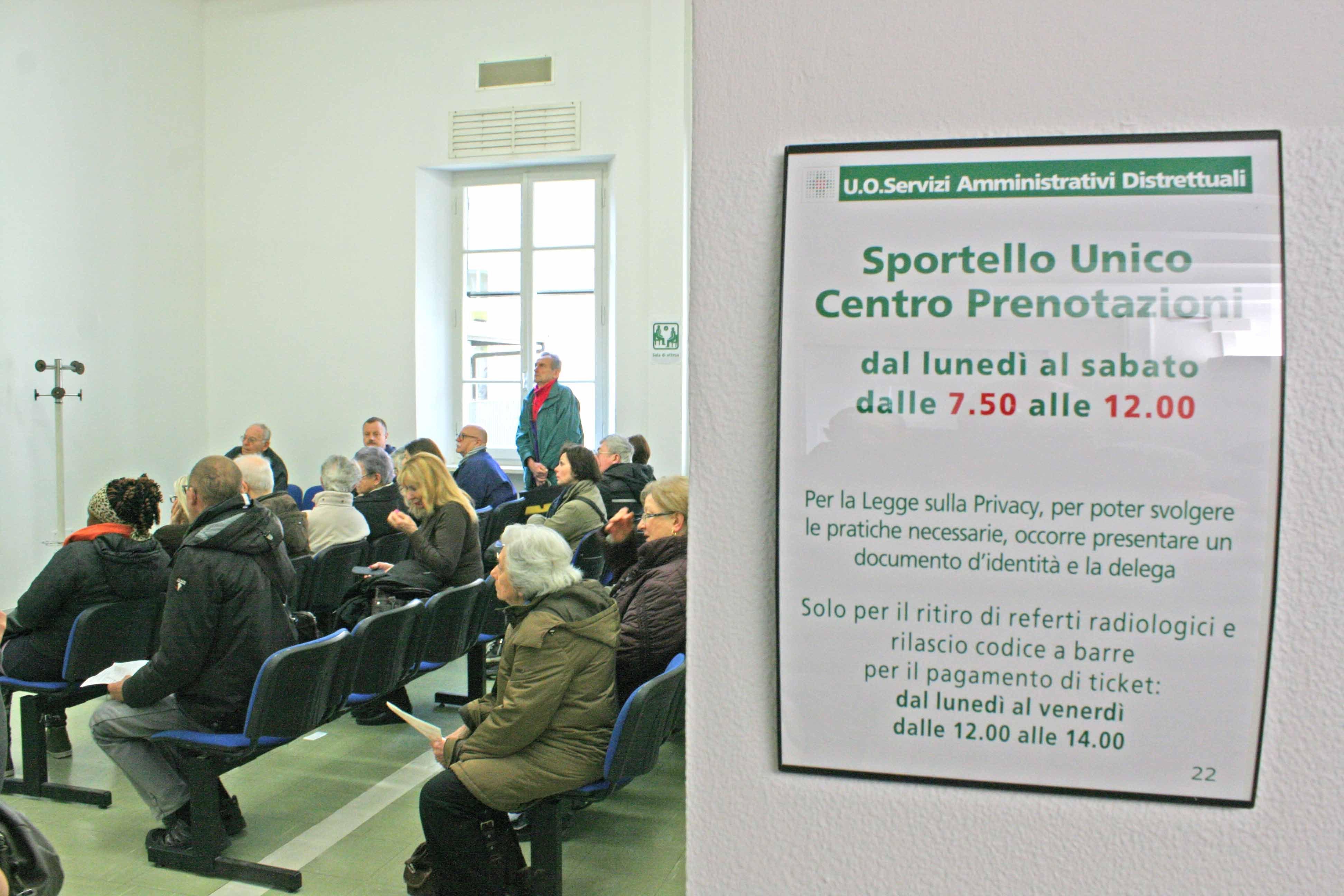 I nuovi uffici del Cup al S.Anna