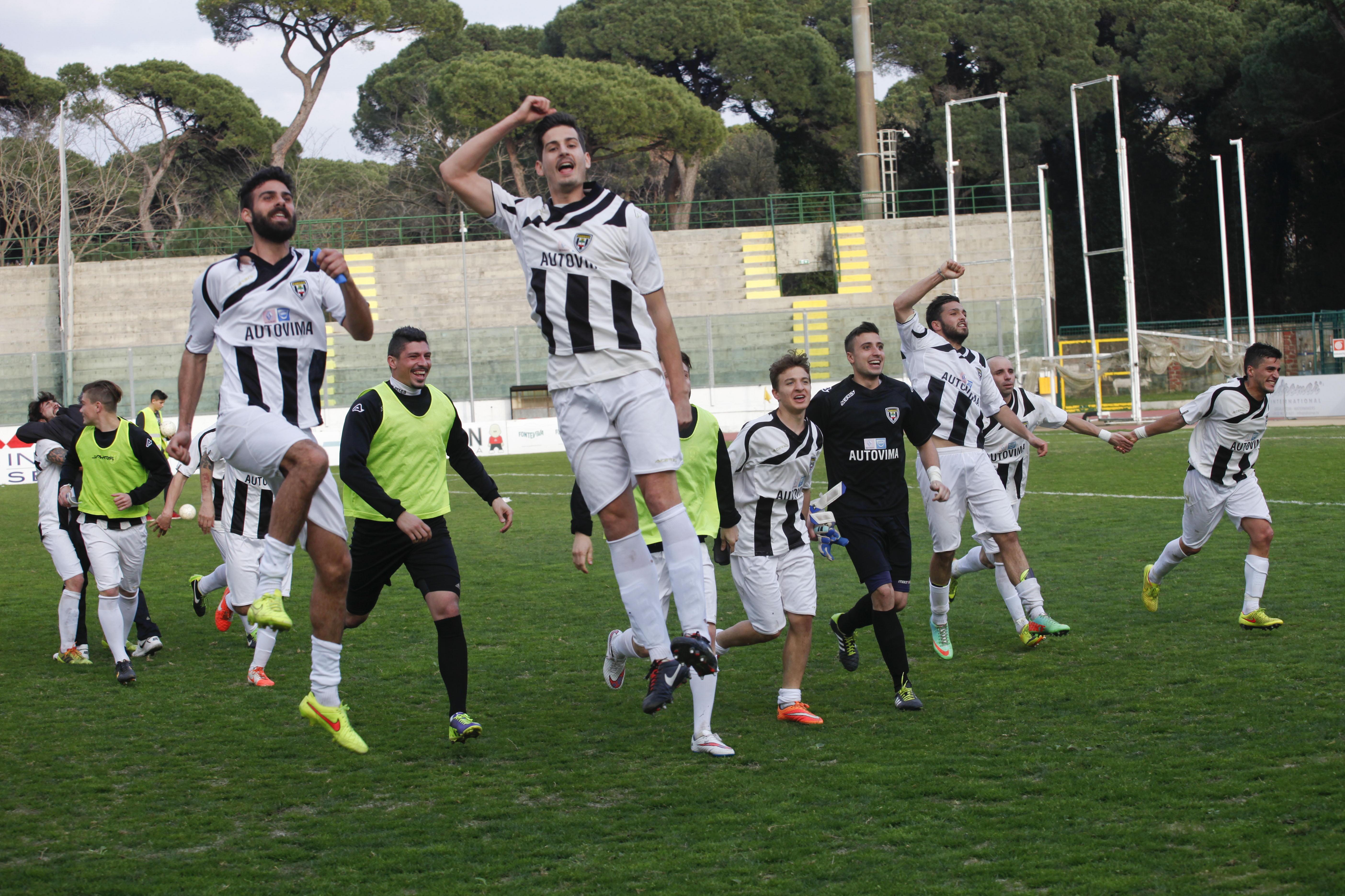 L'esultanza dei bianconeri