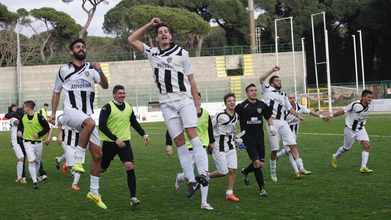 L'esultanza dei bianconeri