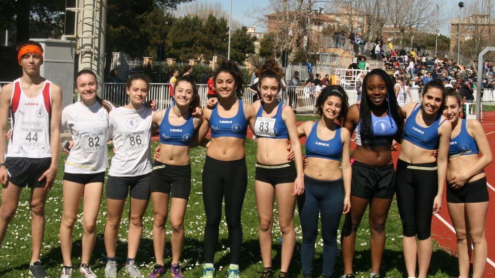 Cadette della 4x100 in evidenza a Livorno