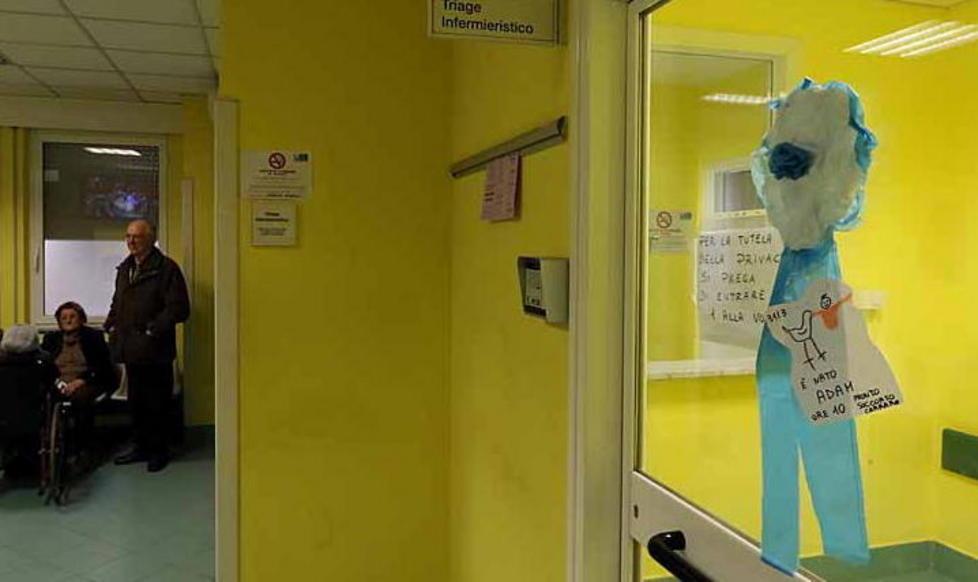 Fiocco azzurro al pronto soccorso 
