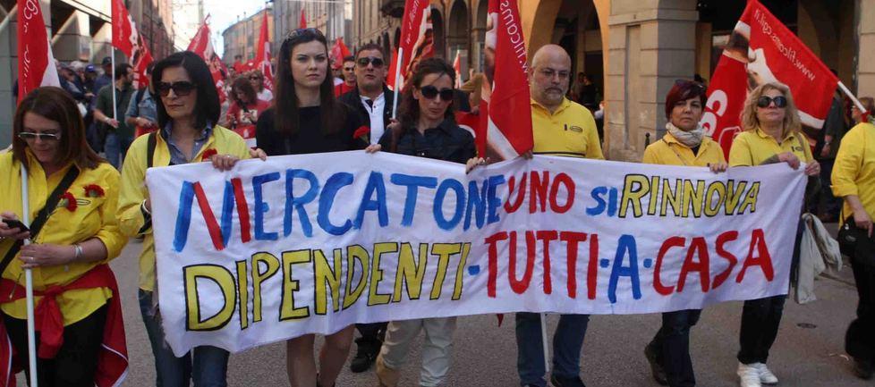 Mercatone, oggi i lavoratori in sciopero 