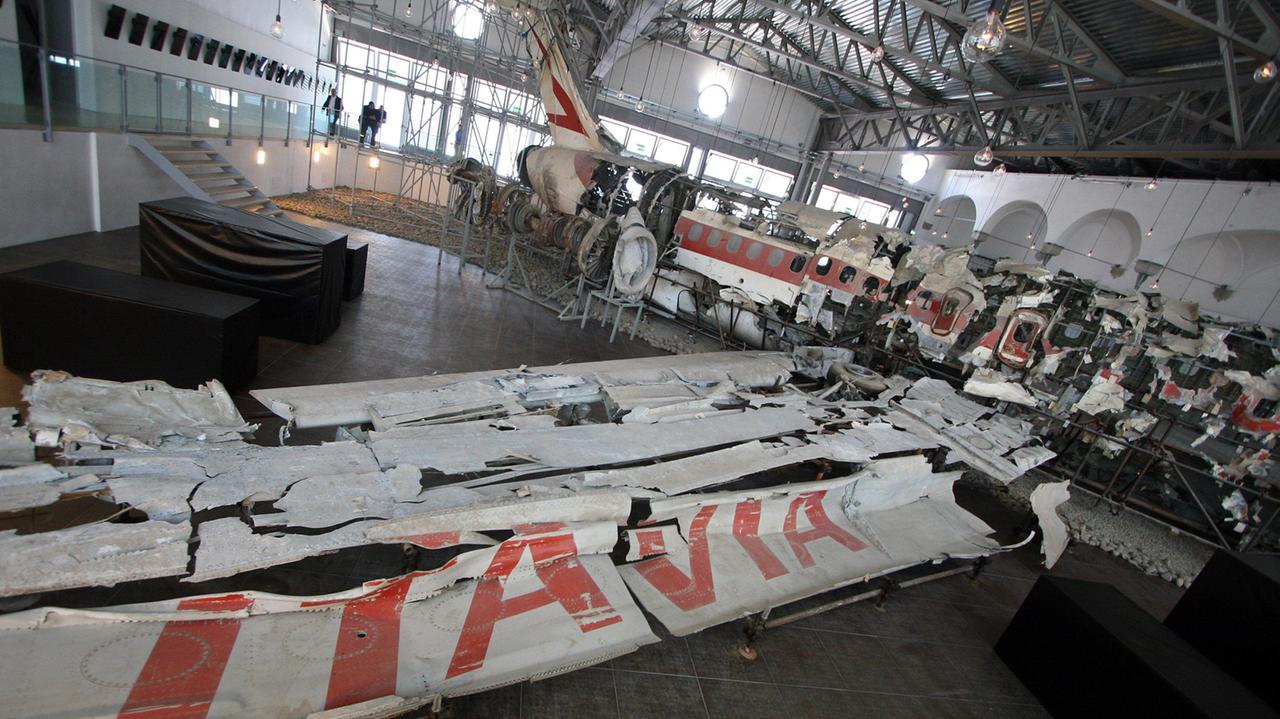 Il Dc9 Itavia inabissatosi nelle acque intorno a Ustica (foto Benvenuti, Dba)
