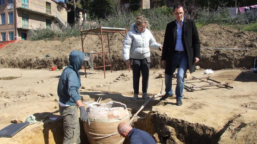 Il luogo in cui è stata ritrovata la tomba