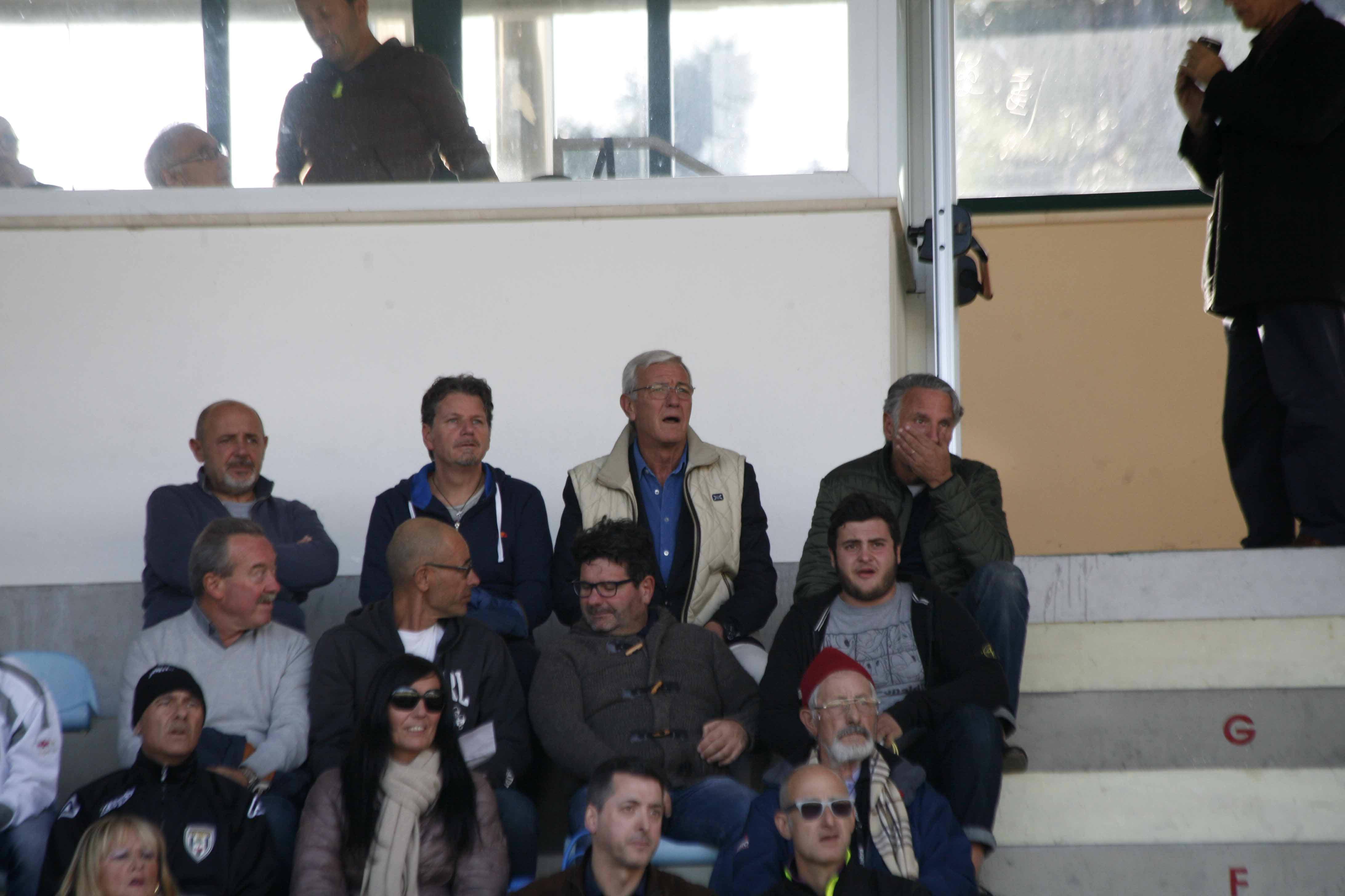 Marcello Lippi allo stadio dei Pini