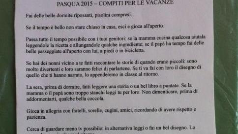 La maestra ideale è a Ferrara: «Per compito: dormi bene, esci e gioca con gli amici»