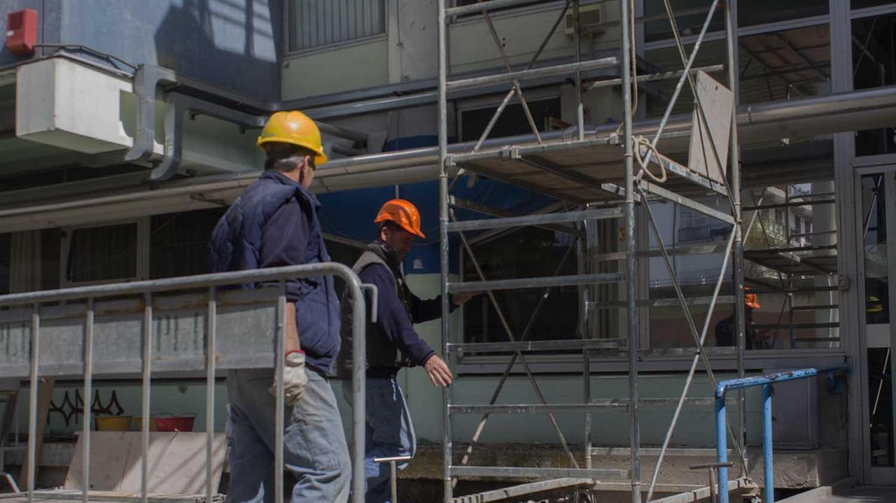 Lavori di manutenzione al complesso Marchesi