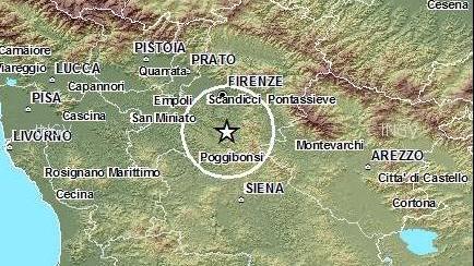 Continua lo sciame sismico, altra scossa fra il Chianti e la Valdelsa