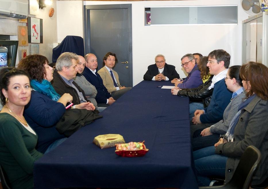 Il vescovo ha incontrato Ente Palio e Rione S. Spirito