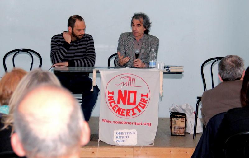 Ercolini all'incontro di Vertenza Livorno (Marzi Pentafoto)