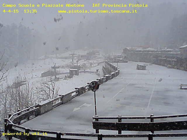 La webcam di Abetone dal sito Iat-Provincia di Pistoia