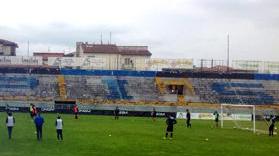 Il Pisa al lavoro all'Arena