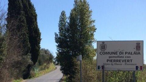 Il tratto asfaltato della San Gervasio-Pontedera