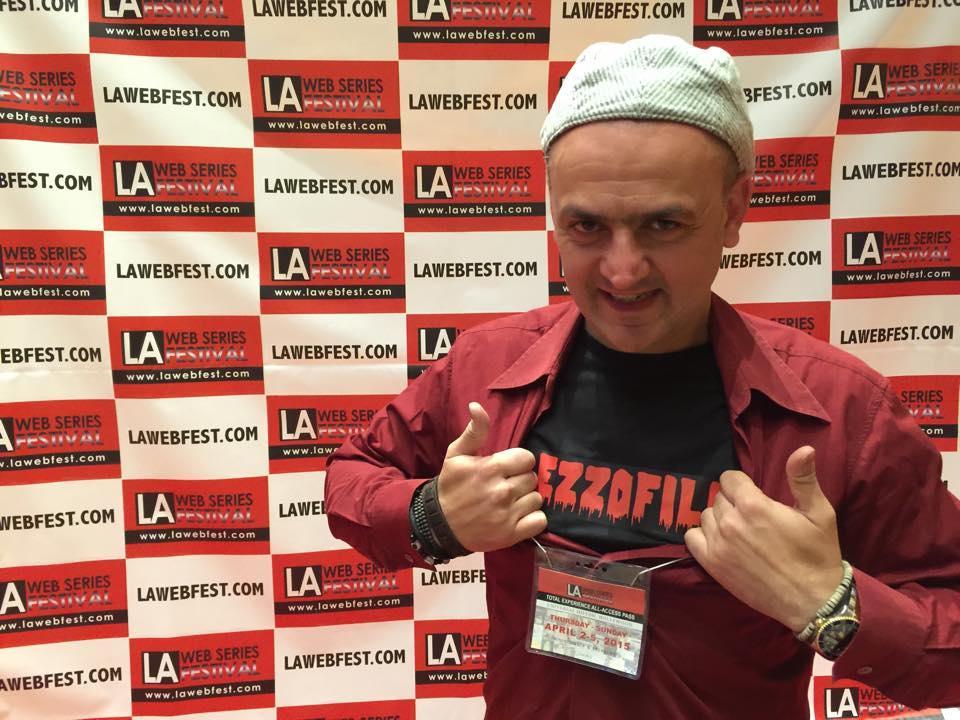 Andrea Camerini sul palco del LaWebFestival