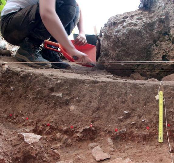 Gli scavi a Pianosa
