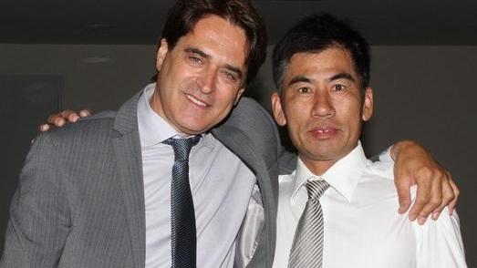 Il presidente della Cna di Prato Claudio Bettazzi e il vicepresidente Wang Liping
