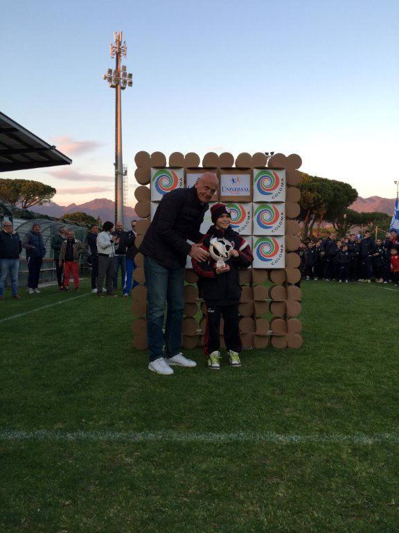 Pierluigi Collina premia i vincitori 