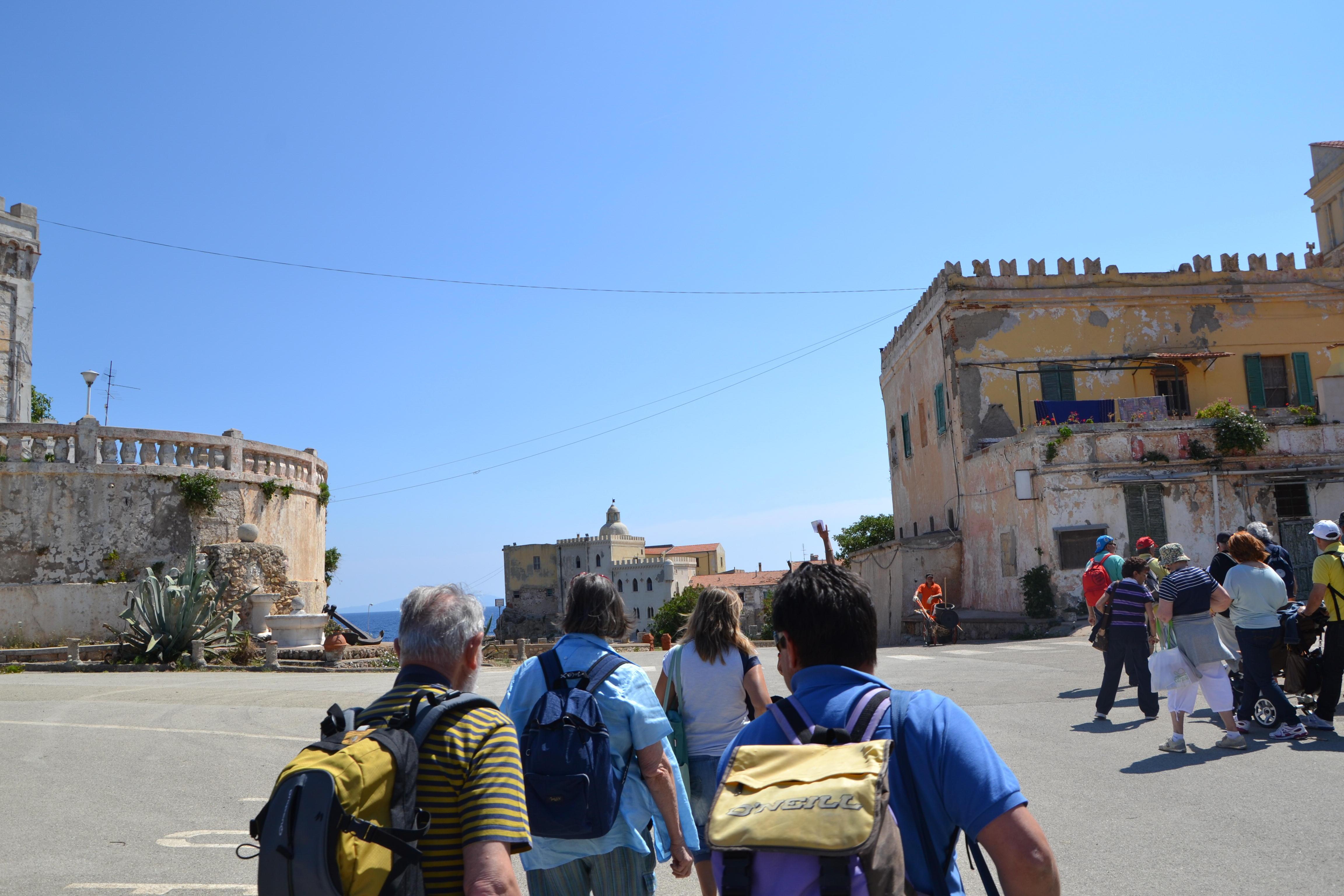 Turisti a Pianosa
