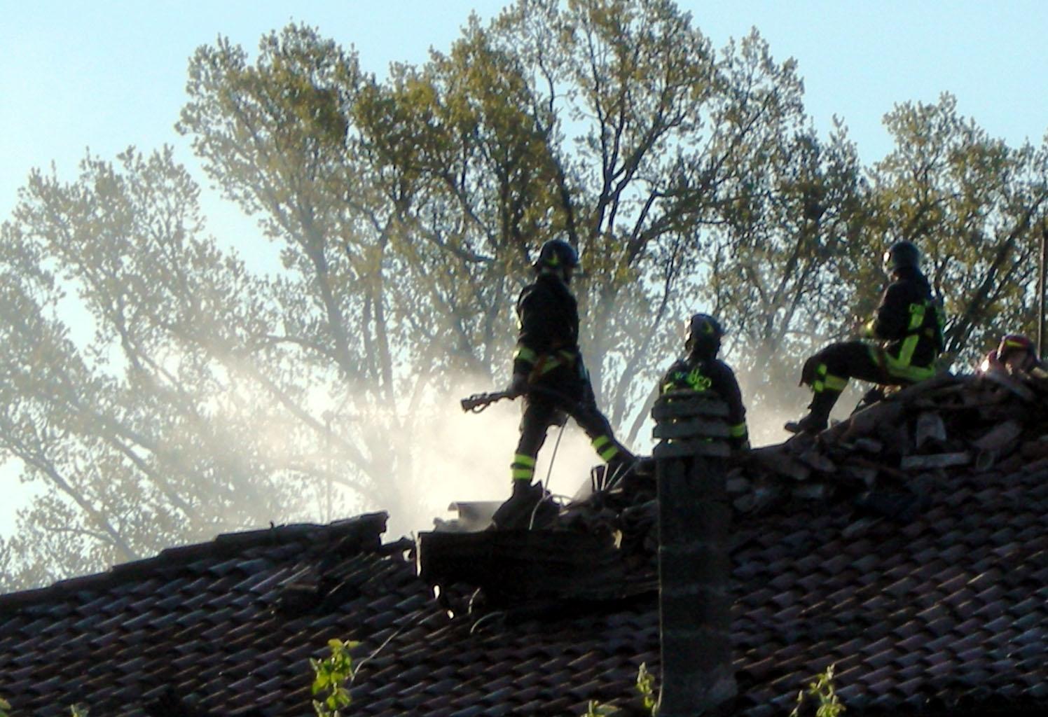 Incendio a Santa Maria Codifiume